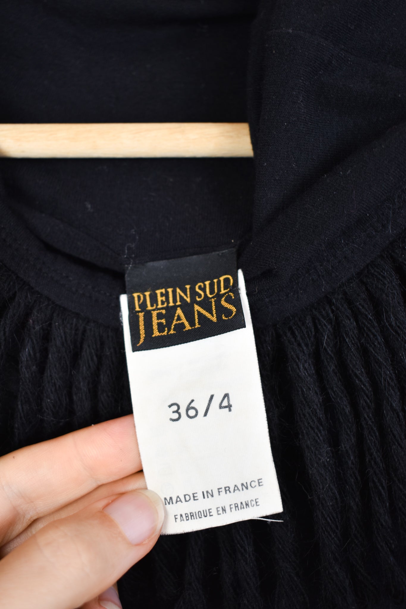 Plein Sud fringe collar top