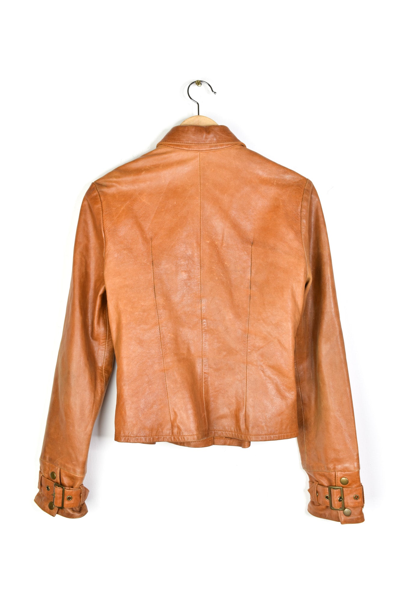 Cottonade leather jacket