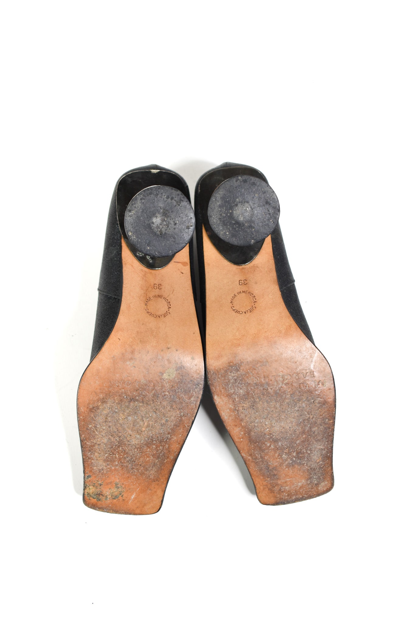 Metal disk heels by Muxart