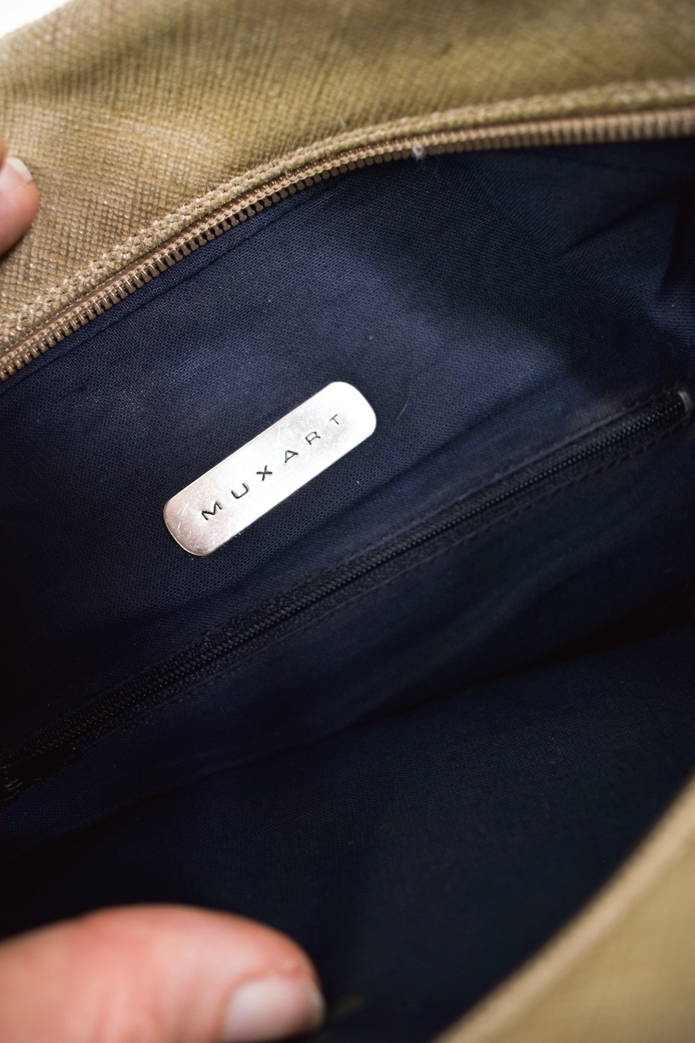 Muxart checked bag