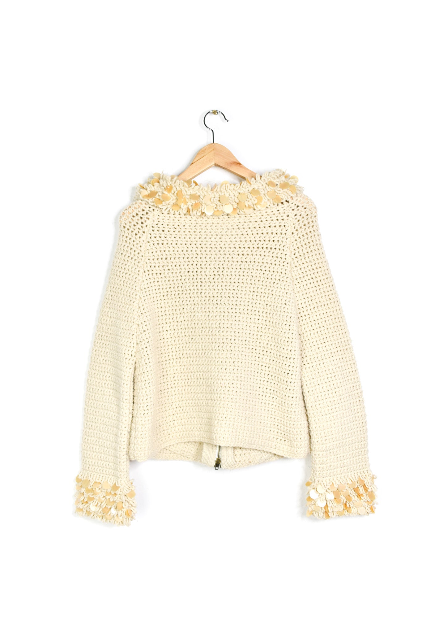 Chunky wool knit