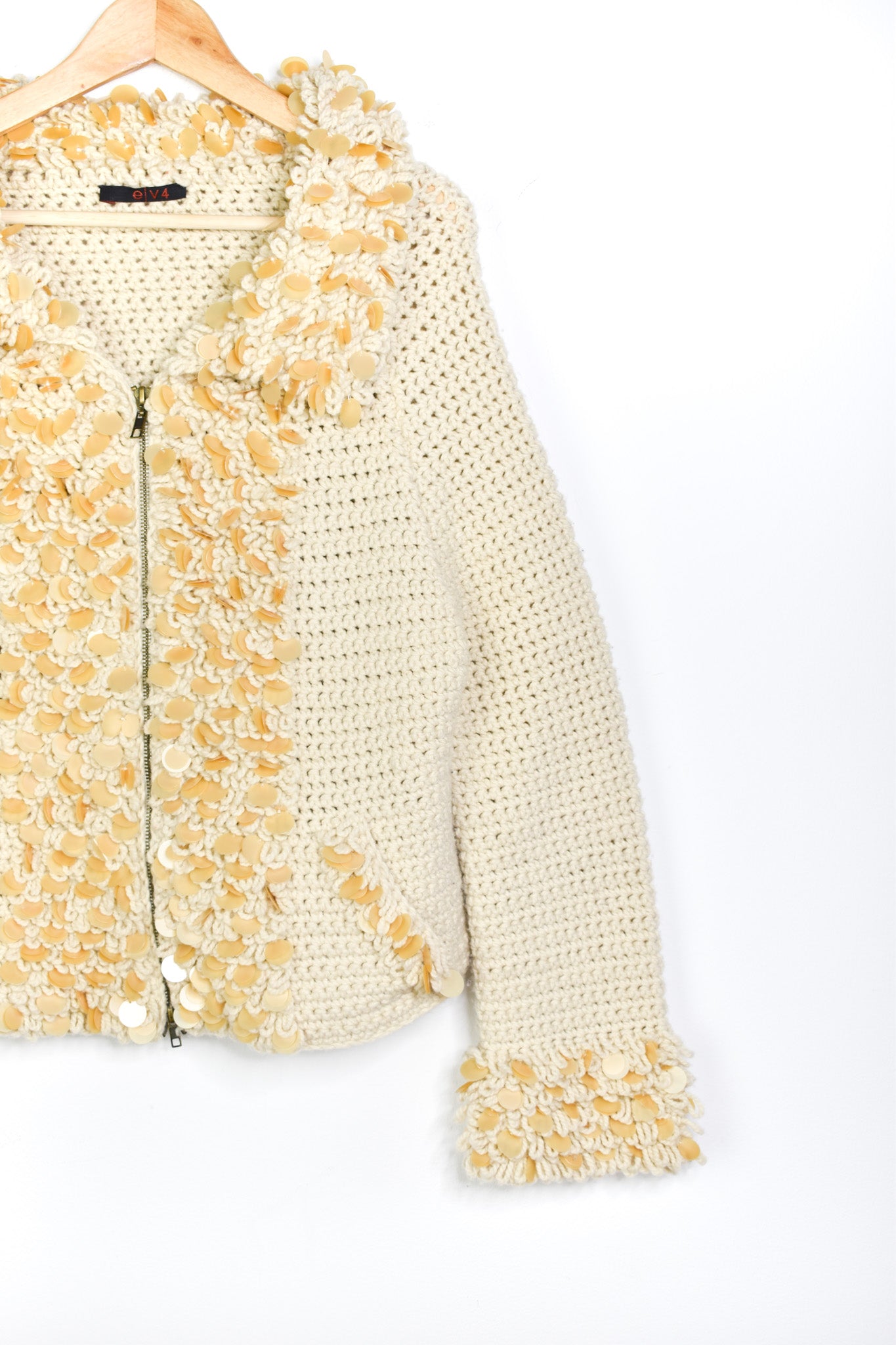 Chunky wool knit