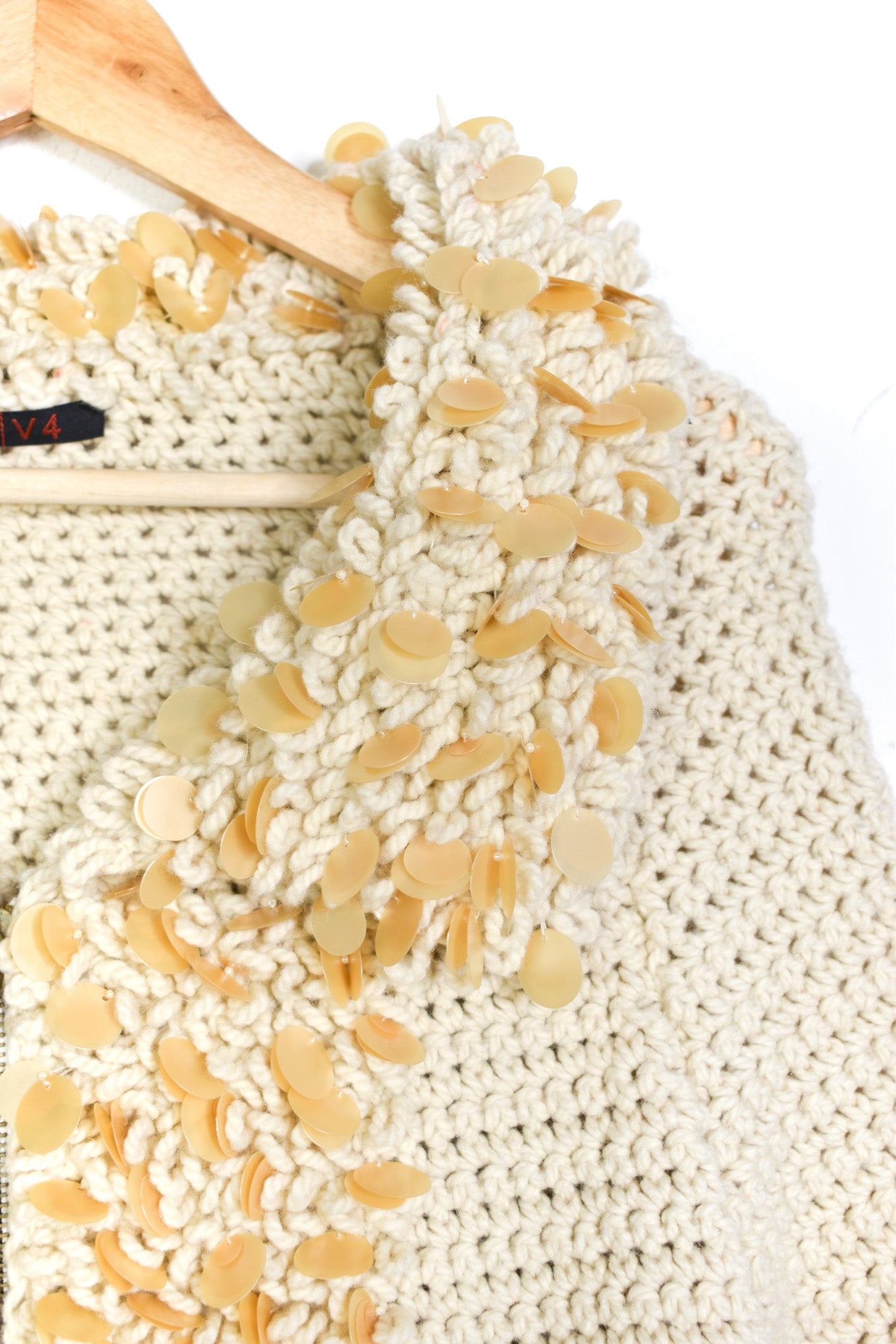 Chunky wool knit