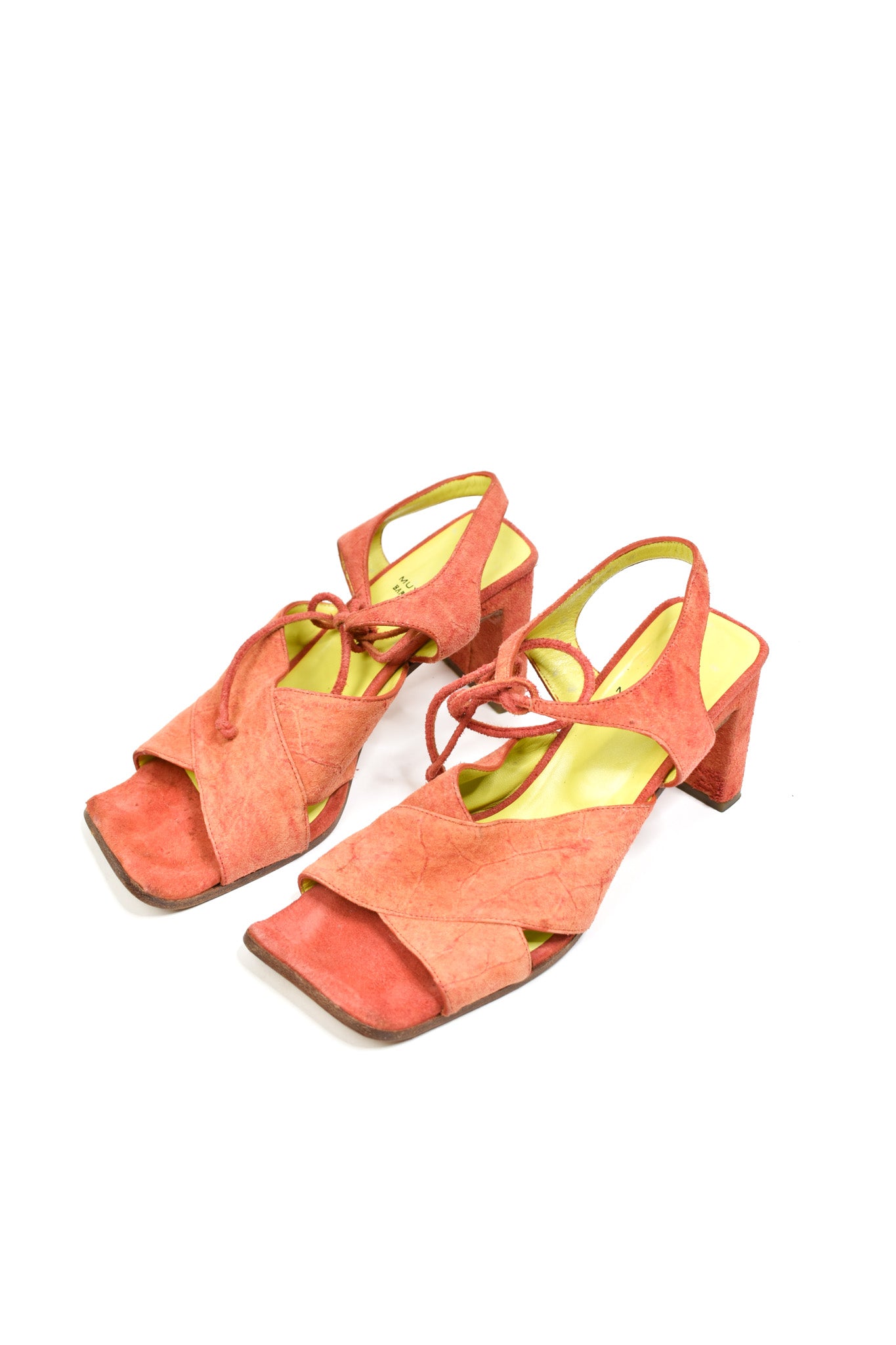 Muxart Peachy Orange Sandals