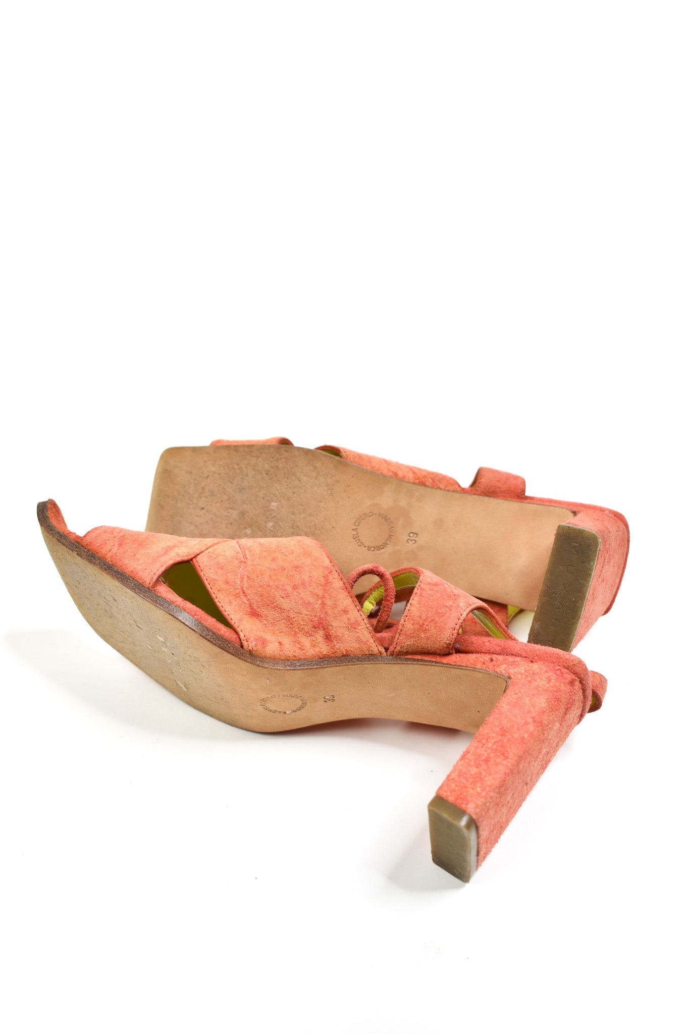Muxart Peachy Orange Sandals