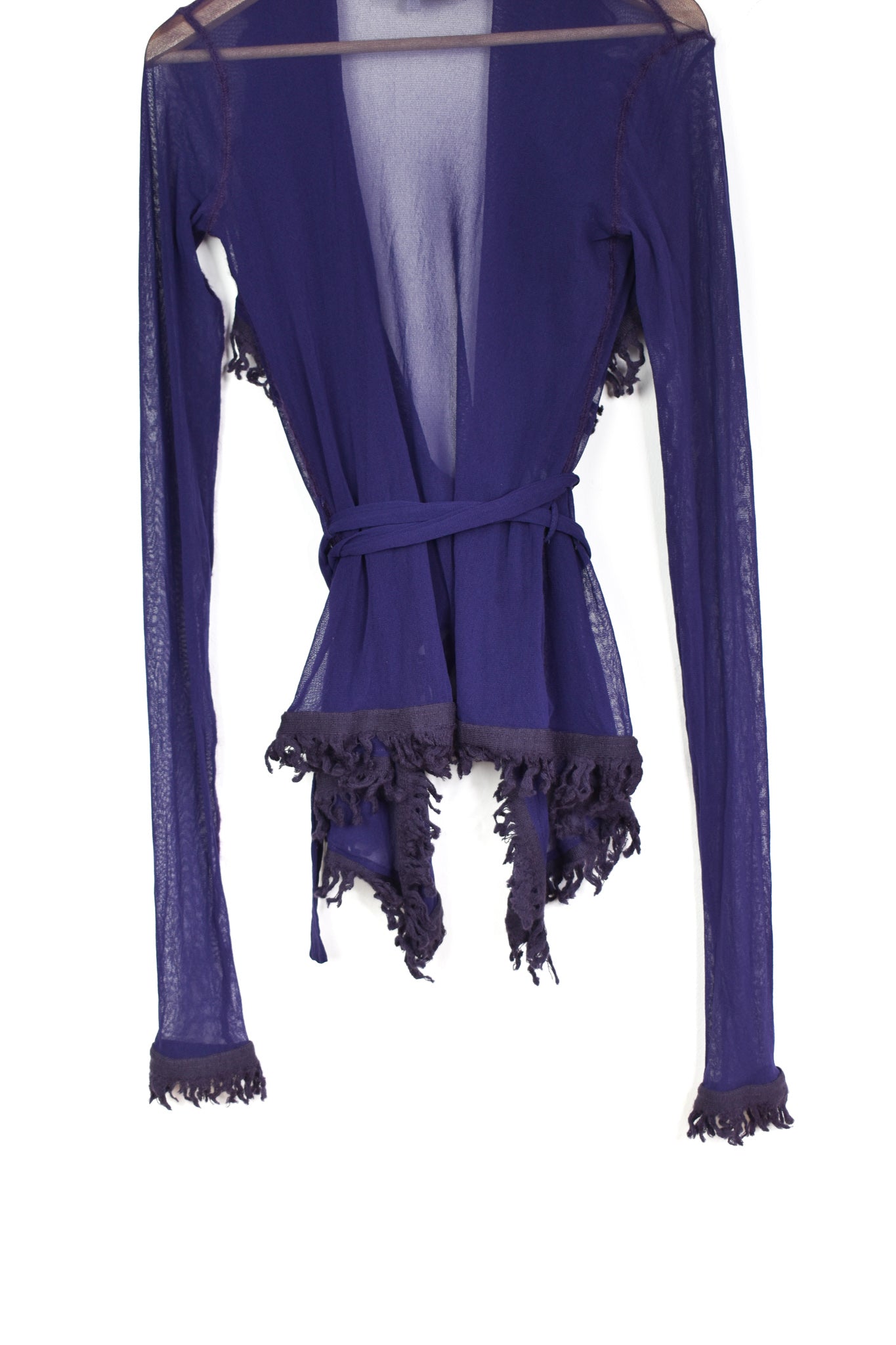 Jean Paul Gaultier mesh cardigan