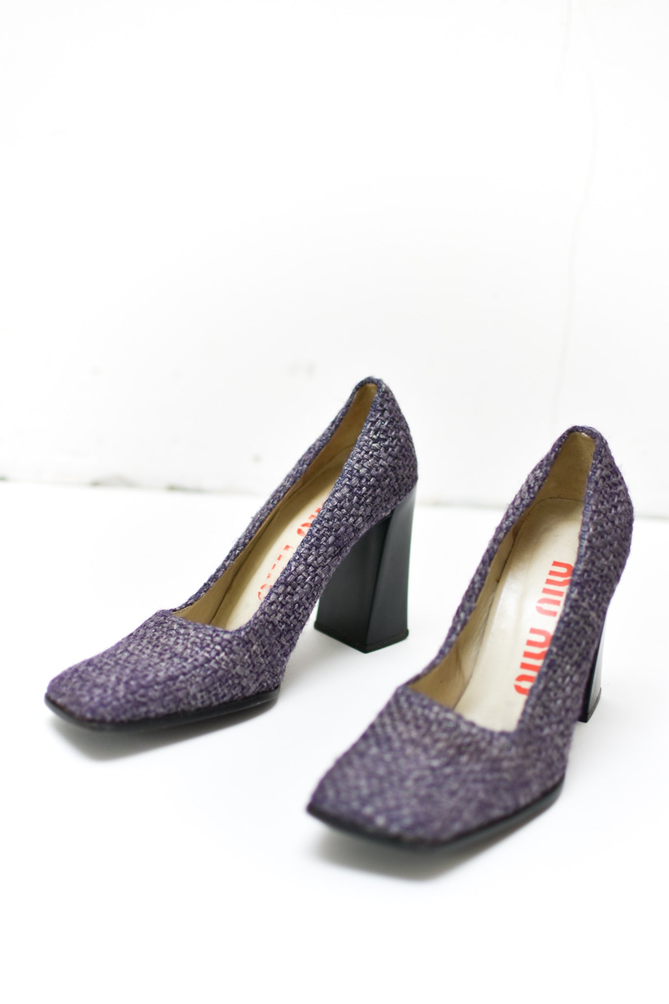 Miu Miu squared heels