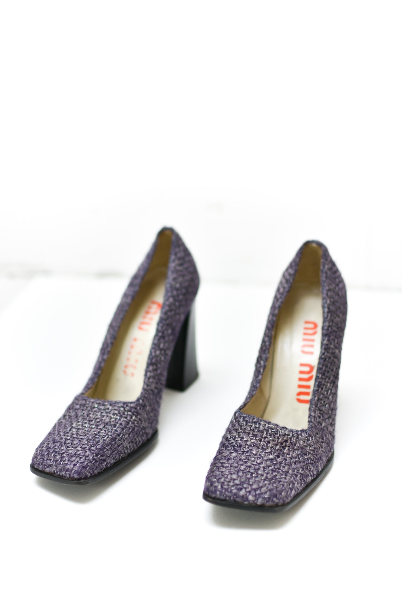 Miu Miu squared heels