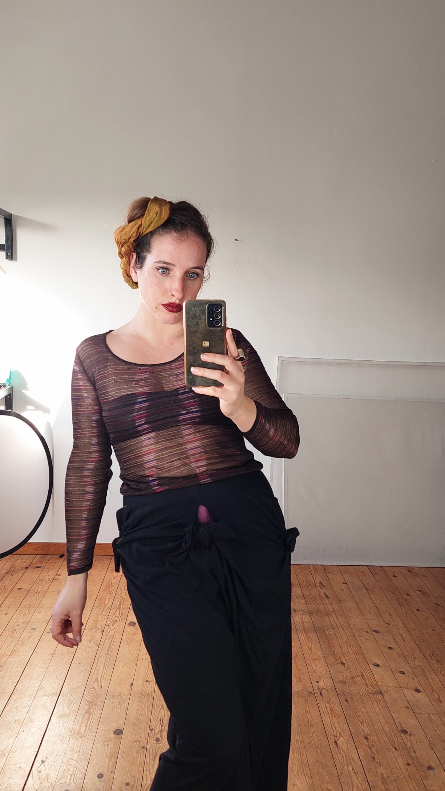 Comme des Garçons knots skirt