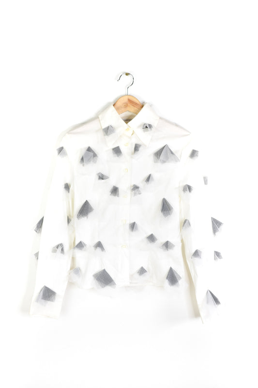 Cottonade tulle top