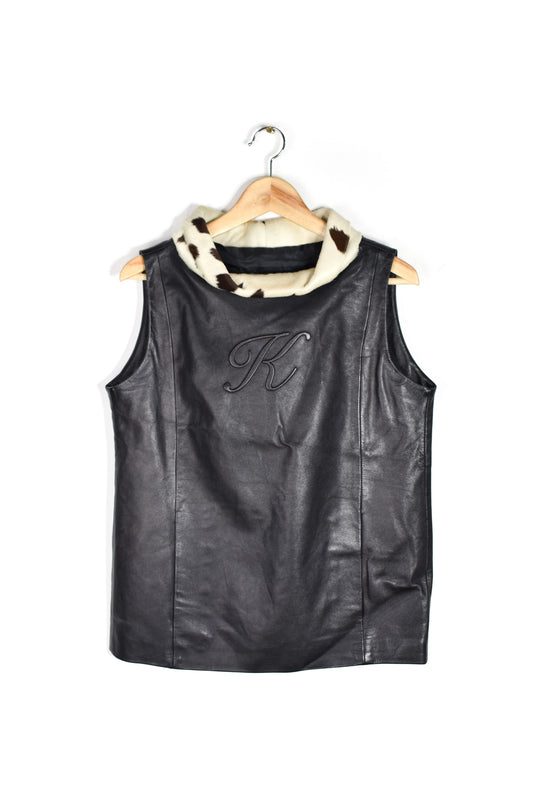 Kyuso leather top