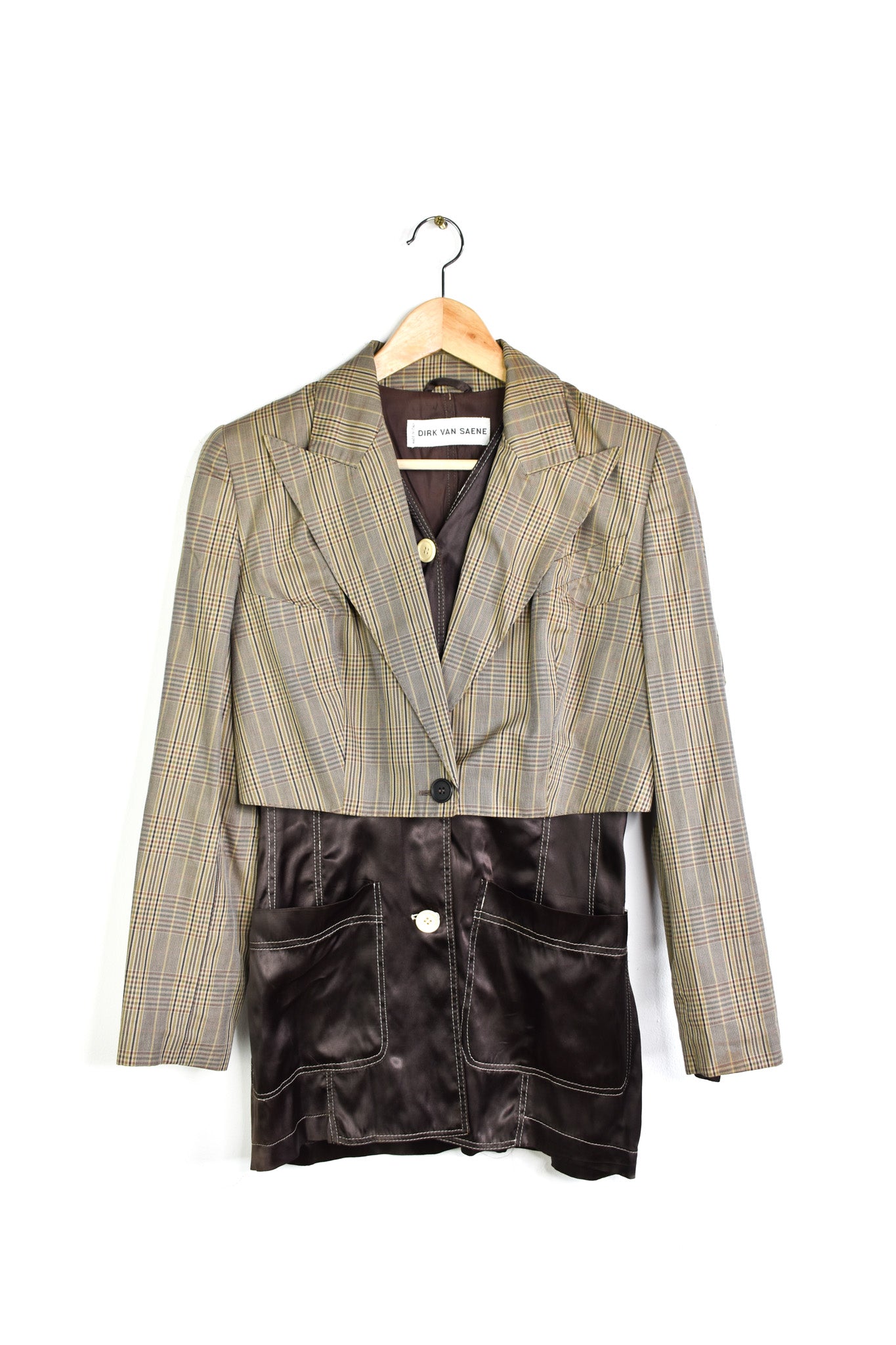 Dirk van Saene double blazer