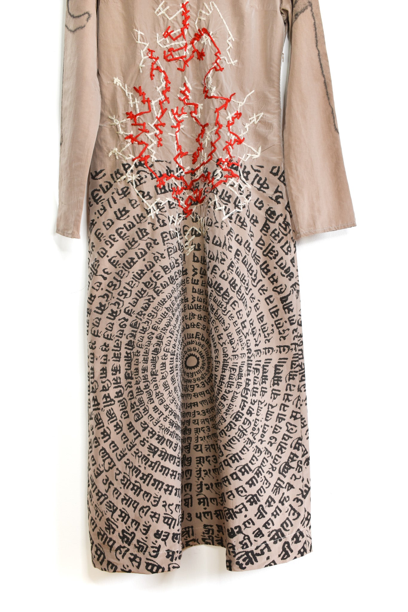 E-Play embroidered maxi dress