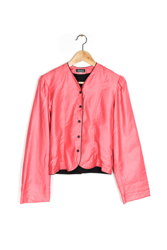Vintage rose pink blouse