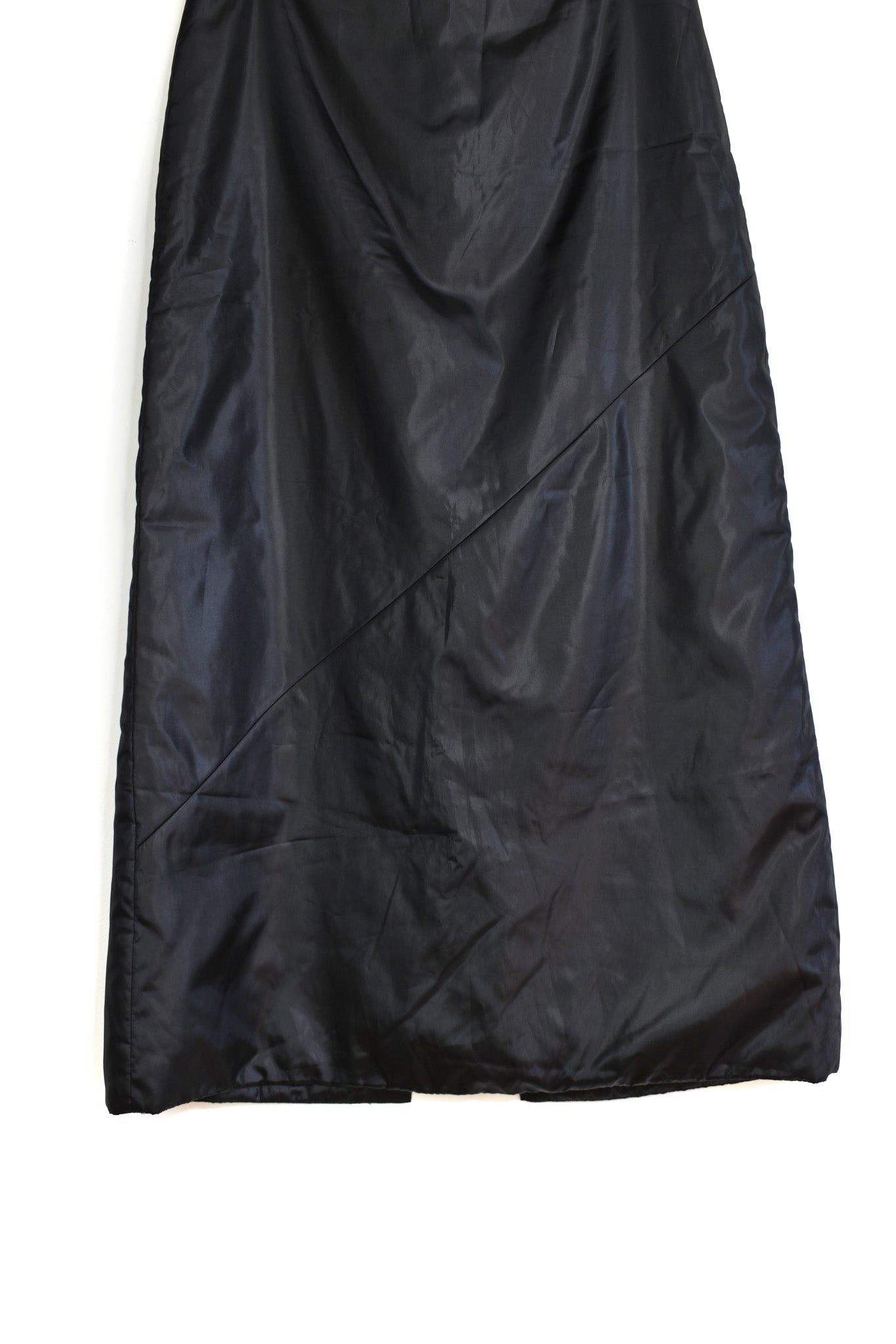 Padded maxi skirt