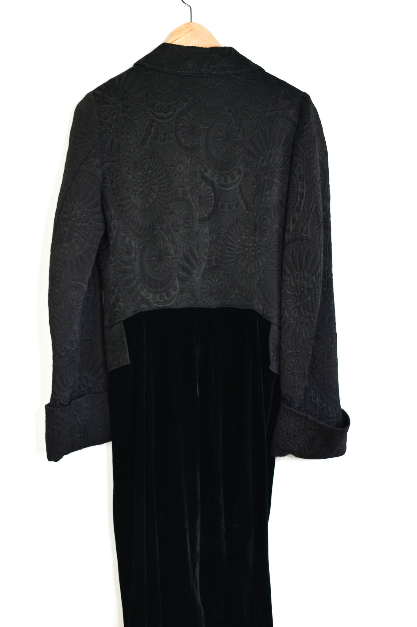 Ann Demeulemeester brocade and velvet jacket