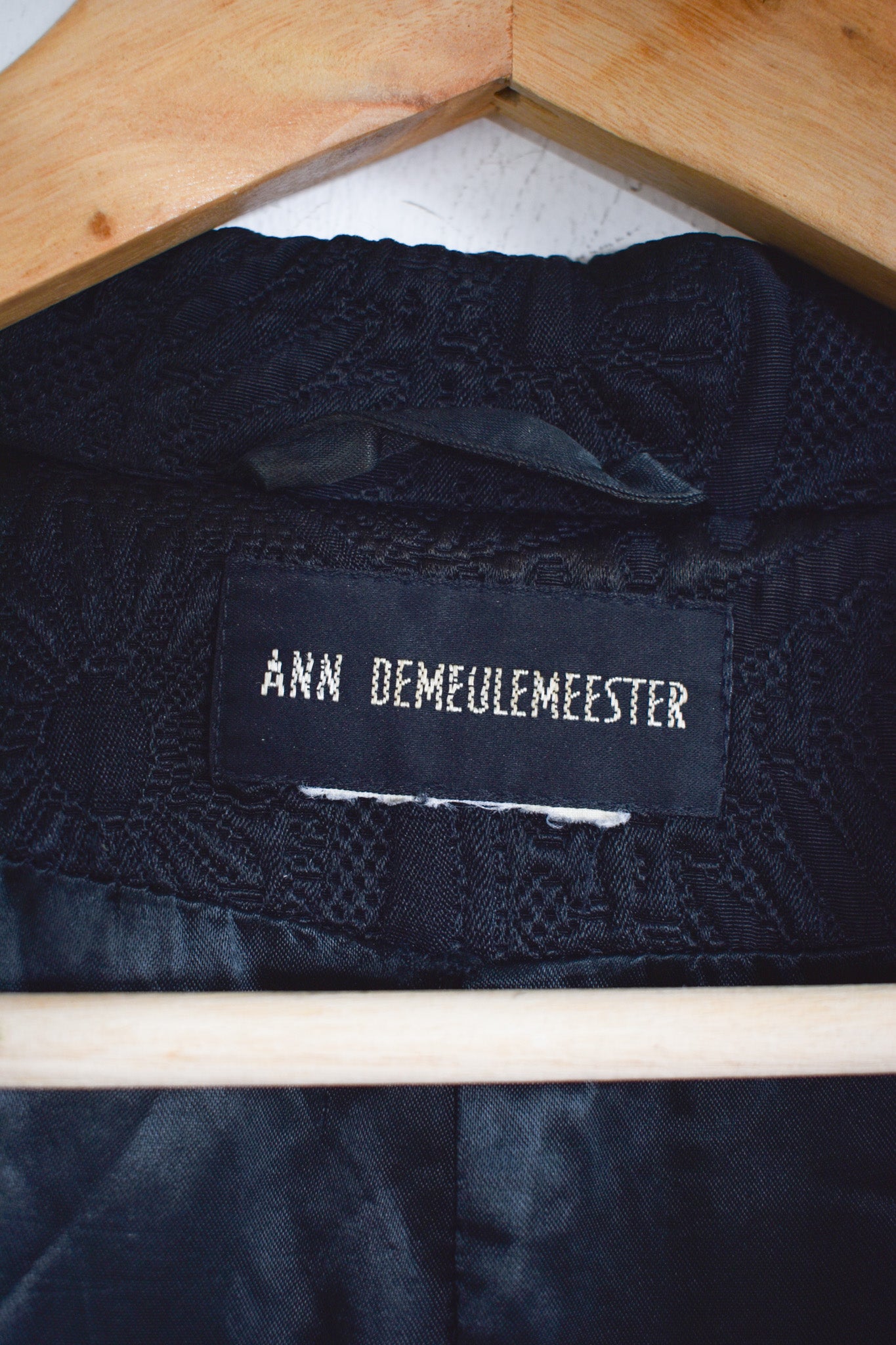 Ann Demeulemeester brocade and velvet jacket