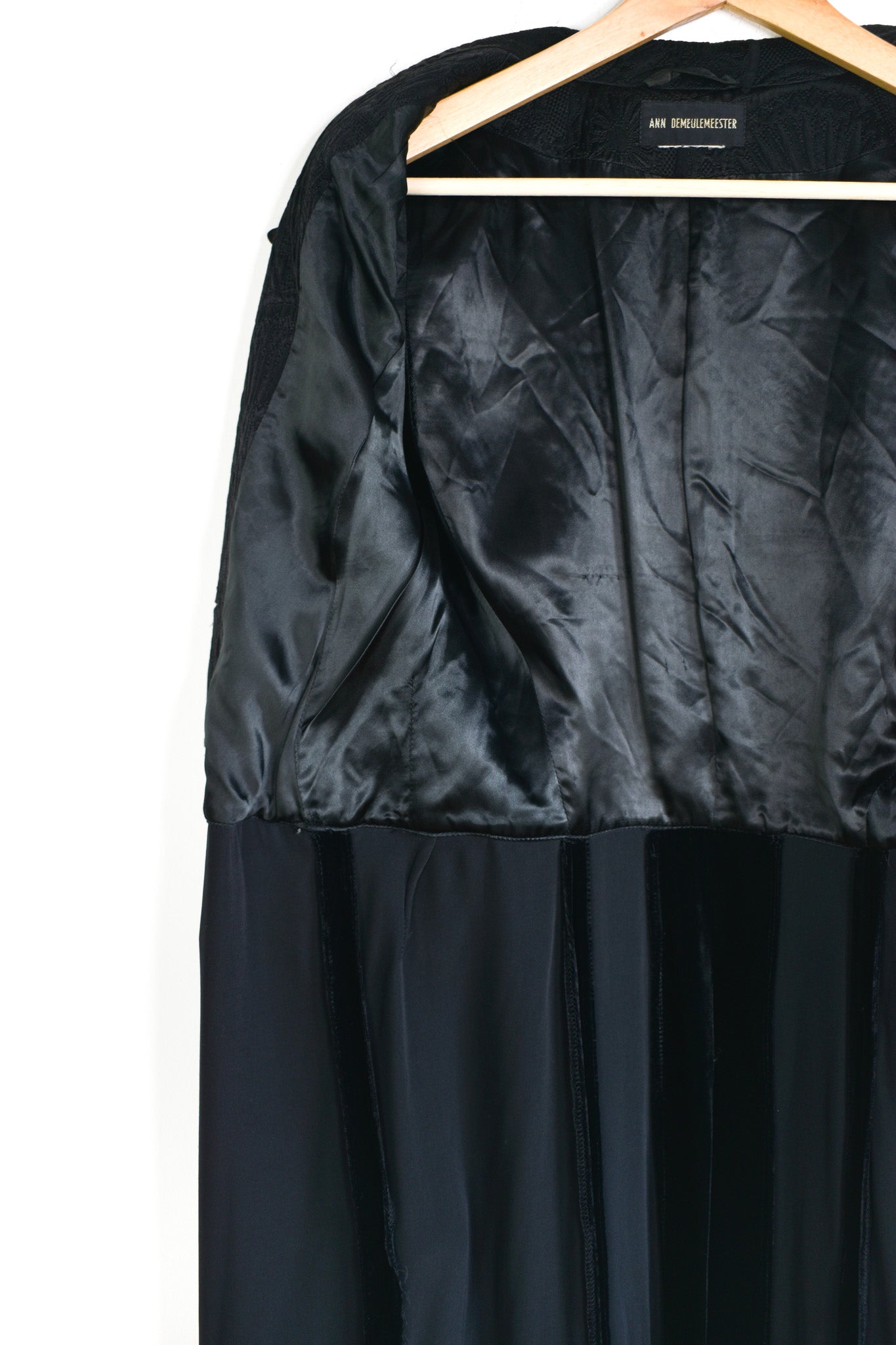 Ann Demeulemeester brocade and velvet jacket