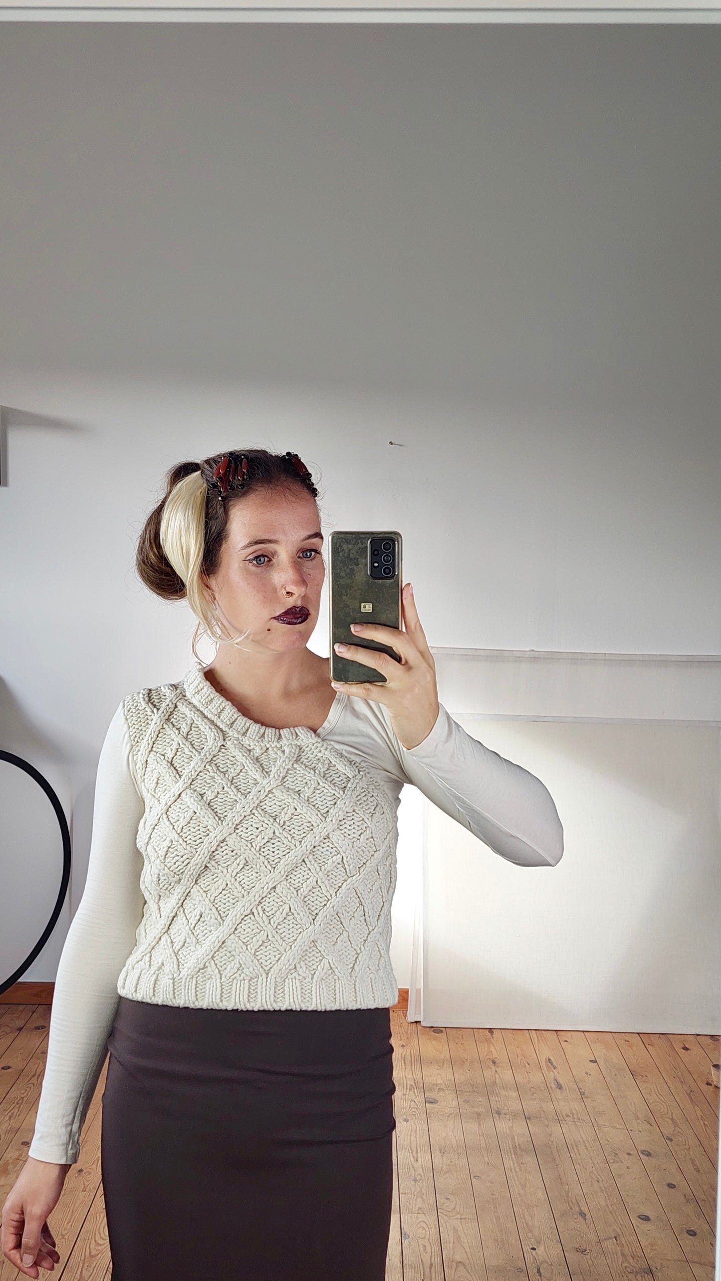 Contrasting knit by Gazebo