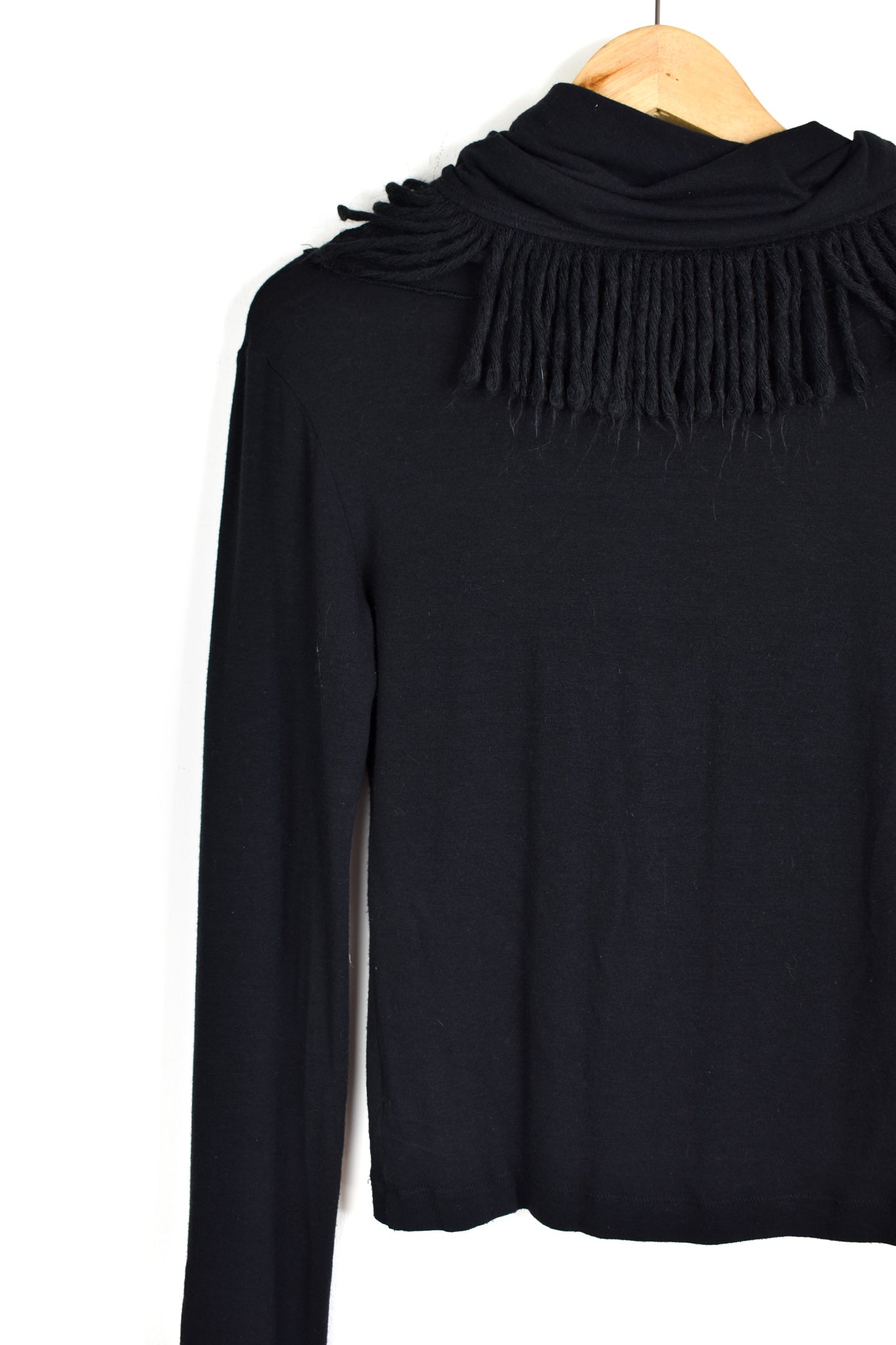 Plein Sud fringe collar top