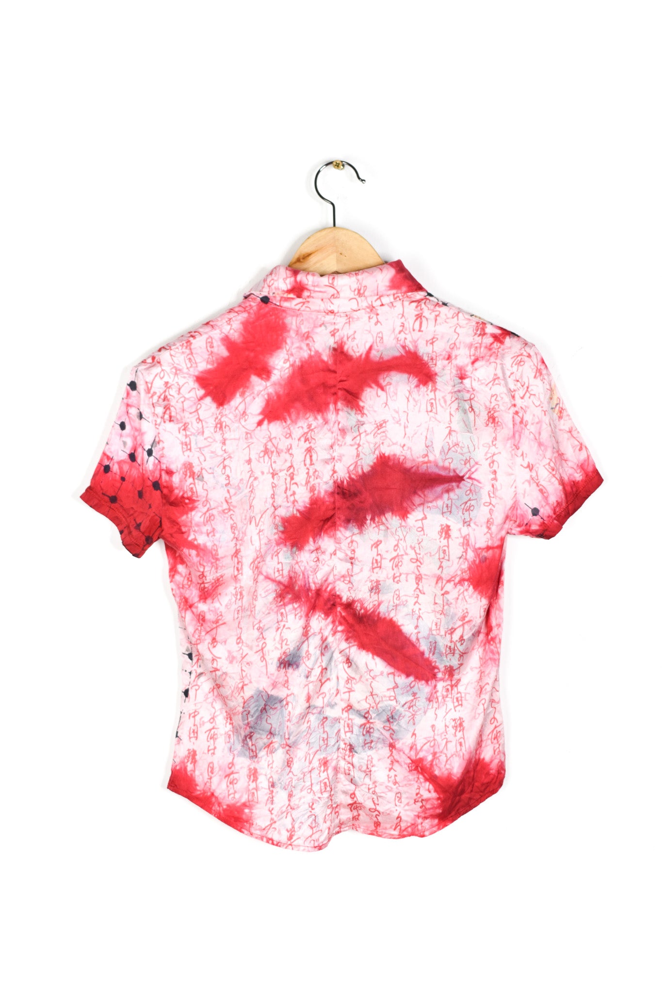 Painterly silk top