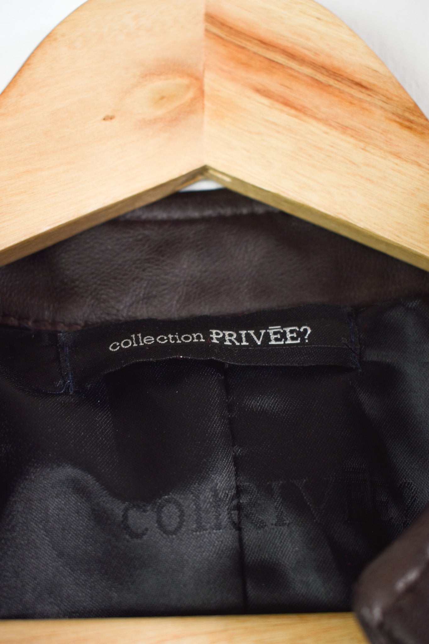 Quilted leather jacket Collection Privee?