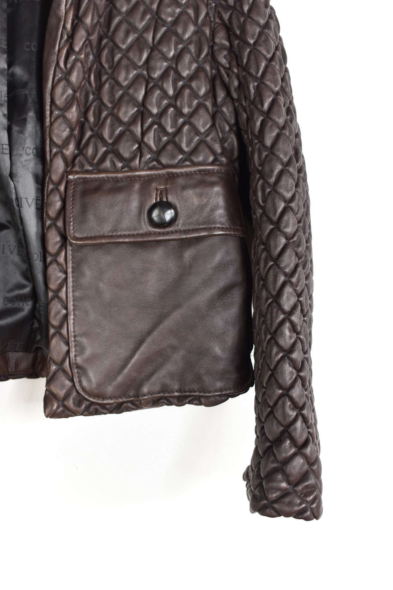Quilted leather jacket Collection Privee?