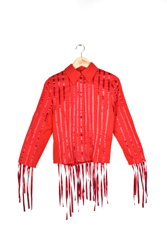 Ribbons running wild blouse