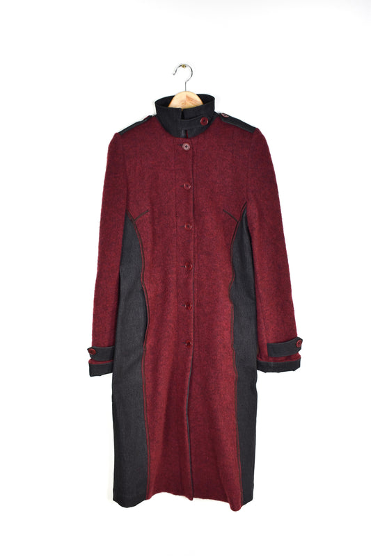 Ipse Gazebo wool and denim jacket
