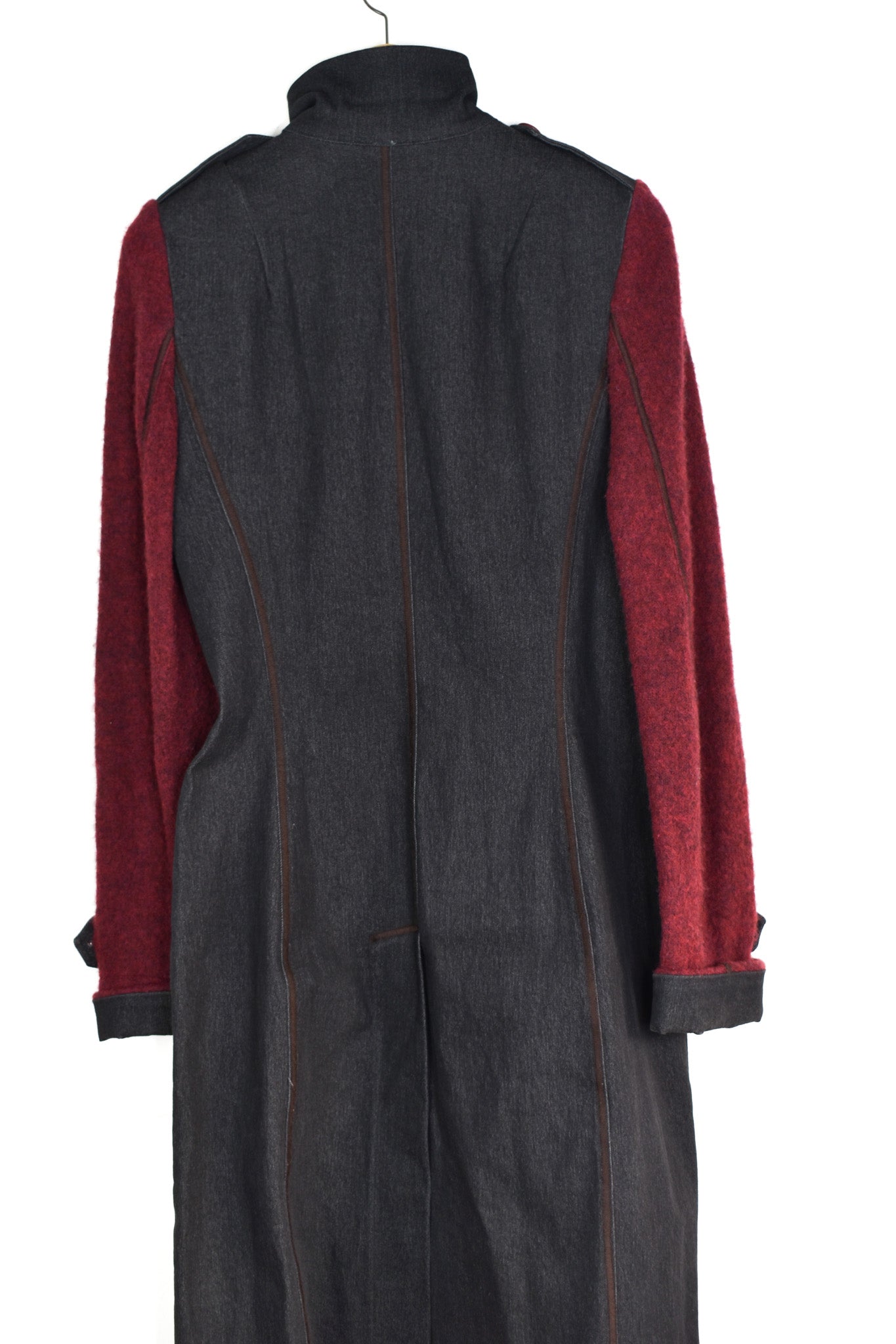 Ipse Gazebo wool and denim jacket