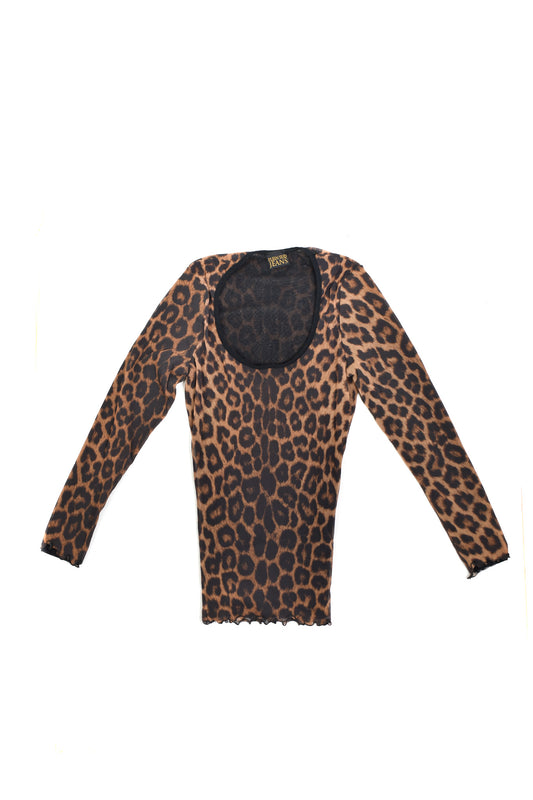 Leopard mesh top Plein Sud