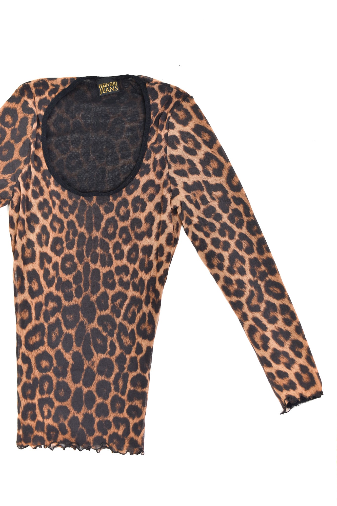 Leopard mesh top Plein Sud
