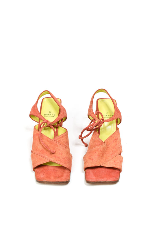 Muxart Peachy Orange Sandals