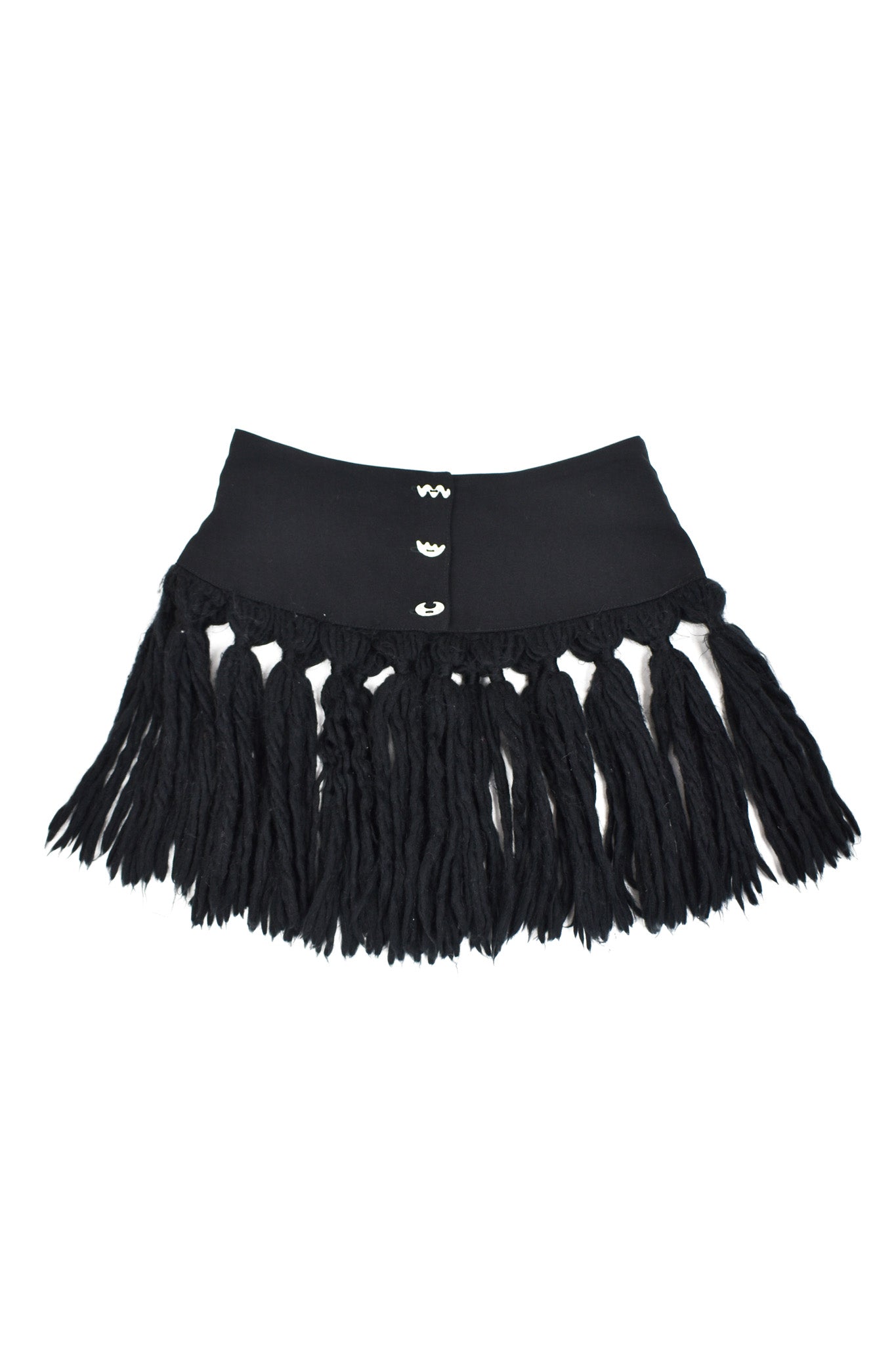 Wool fringe belt