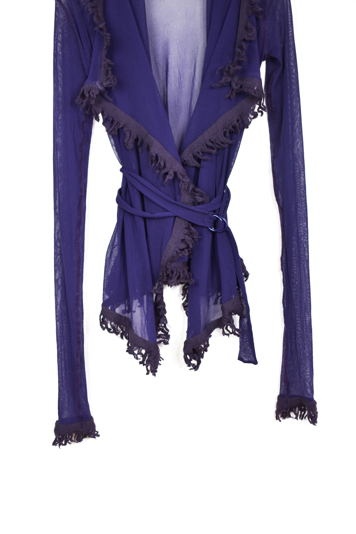 Jean Paul Gaultier mesh cardigan