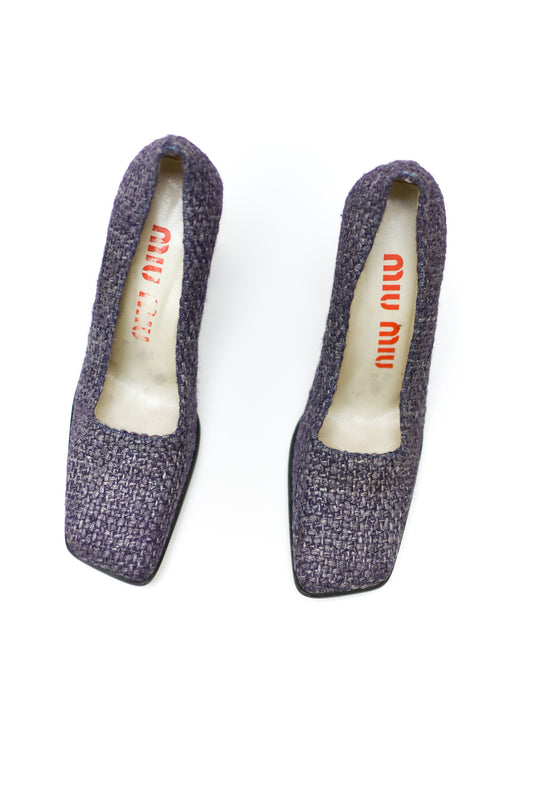 Miu Miu squared heels